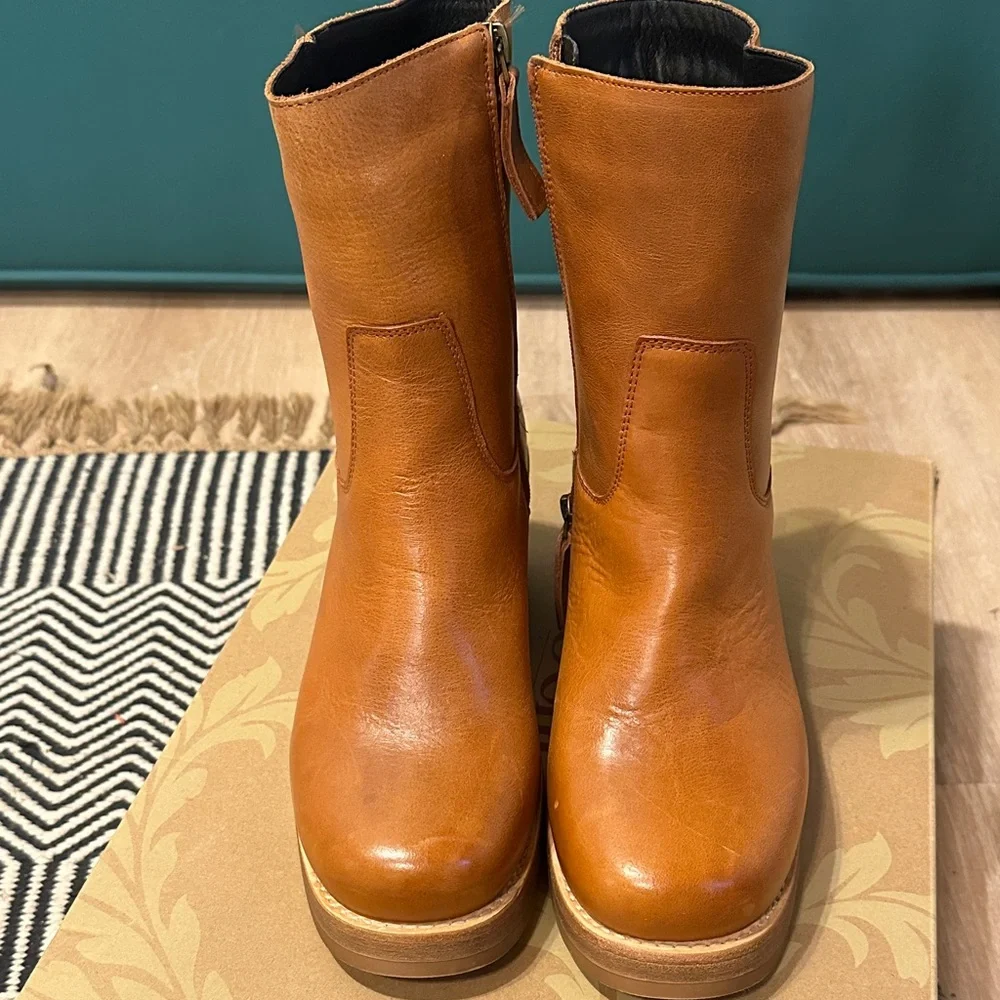 Dingo Roxy Boots Leather Size 9.5 1970s Style - Picture 2 of 4